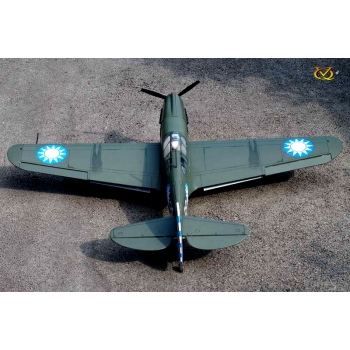 Flugzeug P-40 Curtiss AVG Kitty Hawk 60 Größe EP-GP ARF - VQ-Models